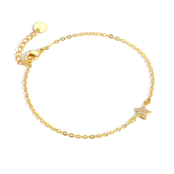 Picture of Affordable Gold Plated Copper or Brass Fashion Bracelet