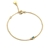 Picture of Funky Small Gold Plated Fashion Bracelet