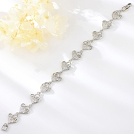 Show details for Platinum Plated Small Fashion Bracelet at Super Low Price