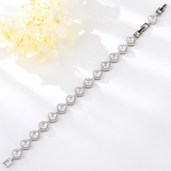 Show details for Copper or Brass Small Fashion Bracelet in Flattering Style