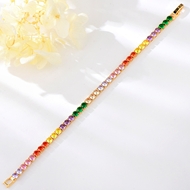Show details for Fashion Cubic Zirconia Colorful Fashion Bracelet