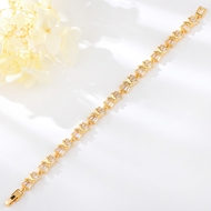 Show details for Gold Plated Cubic Zirconia Fashion Bracelet from Certified Factory