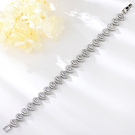 Show details for Copper or Brass White Fashion Bracelet with No-Risk Refund