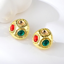 Show details for Filigree Big Resin Big Stud Earrings