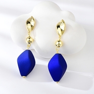 Picture of Trendy White Gold Plated Dangle Earrings with No-Risk Refund