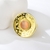 Picture of New Season Orange Opal Fashion Ring with SGS/ISO Certification