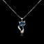 Show details for Impressive Blue Small Pendant Necklace with Low MOQ