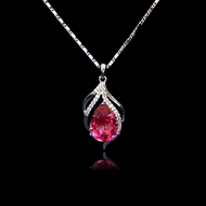 Show details for Beautiful Swarovski Element Small Pendant Necklace