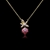 Picture of Small Gold Plated Pendant Necklace with Fast Shipping