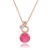 Picture of Attractive Pink Rose Gold Plated Pendant Necklace For Your Occasions
