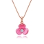 Show details for Beautiful Opal Pink Pendant Necklace
