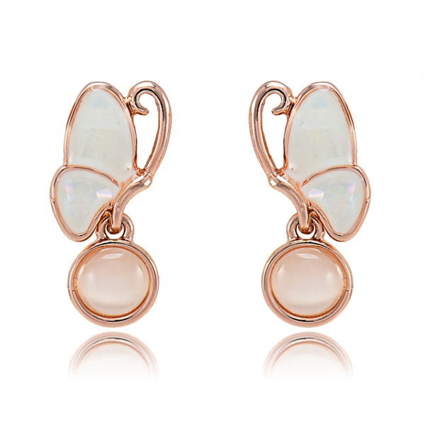 Picture of Low Cost Rose Gold Plated Opal Stud Earrings with Beautiful Craftmanship