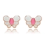 Show details for Zinc Alloy Pink Stud Earrings in Exclusive Design