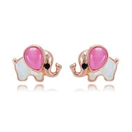 Picture of Beautiful Opal Pink Stud Earrings