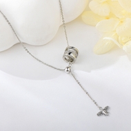 Show details for Copper or Brass Platinum Plated Pendant Necklace with Unbeatable Quality