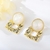 Picture of Best Opal Gold Plated Stud Earrings