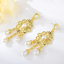 Show details for Fancy Big Zinc Alloy Dangle Earrings