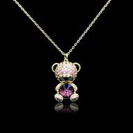 Show details for Recommended Purple Swarovski Element Pendant Necklace from Top Designer Show details for Recommended Purple Swarovski Element Pendant Necklace from Top Designer