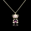 Show details for Recommended Purple Swarovski Element Pendant Necklace from Top Designer