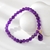 Picture of Good Quality Nature Amethyst Small Fashion Bracelet
