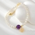 Picture of Latest Small Purple Fashion Bracelet