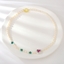Show details for Nice fresh water pearl Gold Plated Short Chain Necklace