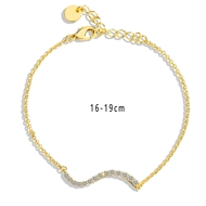 Picture of Delicate Cubic Zirconia Fashion Bracelet at Factory Price