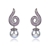Picture of Eye-Catching Platinum Plated Copper or Brass Dangle Earrings with Member Discount
