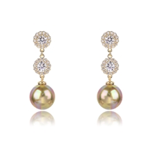 Show details for Stylish Big White Dangle Earrings