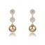 Show details for Stylish Big White Dangle Earrings