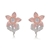 Picture of Best Selling Big Platinum Plated Big Stud Earrings
