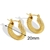 Picture of Copper or Brass Delicate Hoop Earrings in Exclusive Design