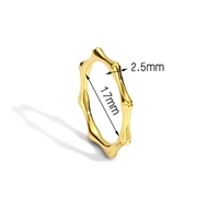 Picture of Hypoallergenic Gold Plated Small Fashion Ring with Easy Return
