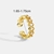 Picture of Low Cost Gold Plated Cubic Zirconia Adjustable Ring with Low Cost