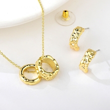 Show details for Attractive Gold Plated Small 2 Piece Jewelry Set For Your Occasions