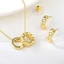 Show details for Attractive Gold Plated Small 2 Piece Jewelry Set For Your Occasions