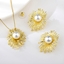Show details for Hot Selling White Dubai 2 Piece Jewelry Set from Top Designer