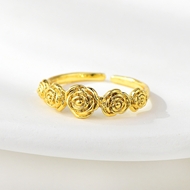 Show details for Bulk Gold Plated Copper or Brass Adjustable Ring Exclusive Online