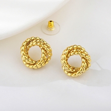 Show details for Attractive Gold Plated Dubai Big Stud Earrings For Your Occasions