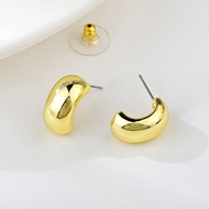 Show details for Funky Dubai Zinc Alloy Big Stud Earrings