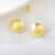 Picture of Dubai Gold Plated Big Stud Earrings with Fast Shipping