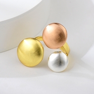 Show details for Copper or Brass Big Fashion Ring from Certified Factory