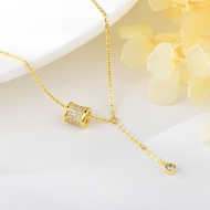 Show details for Famous Swarovski Element Small Pendant Necklace
