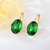 Picture of Fast Selling Green Swarovski Element Hoop Earrings from Editor Picks