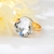 Picture of Wholesale White Swarovski Element Adjustable Ring with No-Risk Return