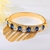 Picture of Shop Blue Zinc Alloy Fashion Bangle with Wow Elements
