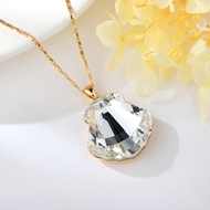 Show details for Attractive White Big Pendant Necklace For Your Occasions
