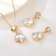 Show details for Latest Medium White 2 Piece Jewelry Set