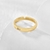 Picture of Amazing Small Gold Plated Adjustable Ring