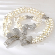 Show details for Copper or Brass shell pearl 2 Piece Jewelry Set at Unbeatable Price